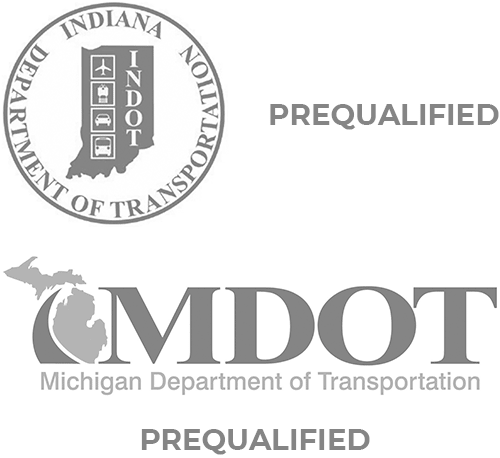 MDOT and INDOT Prequalified